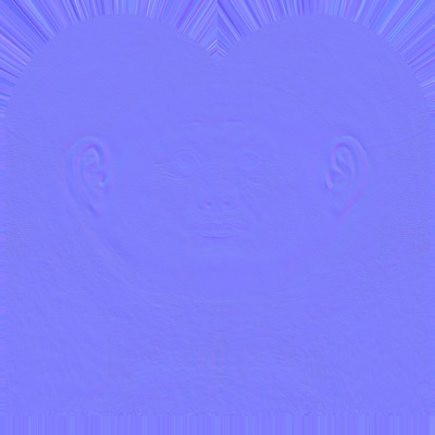 Normal texture map